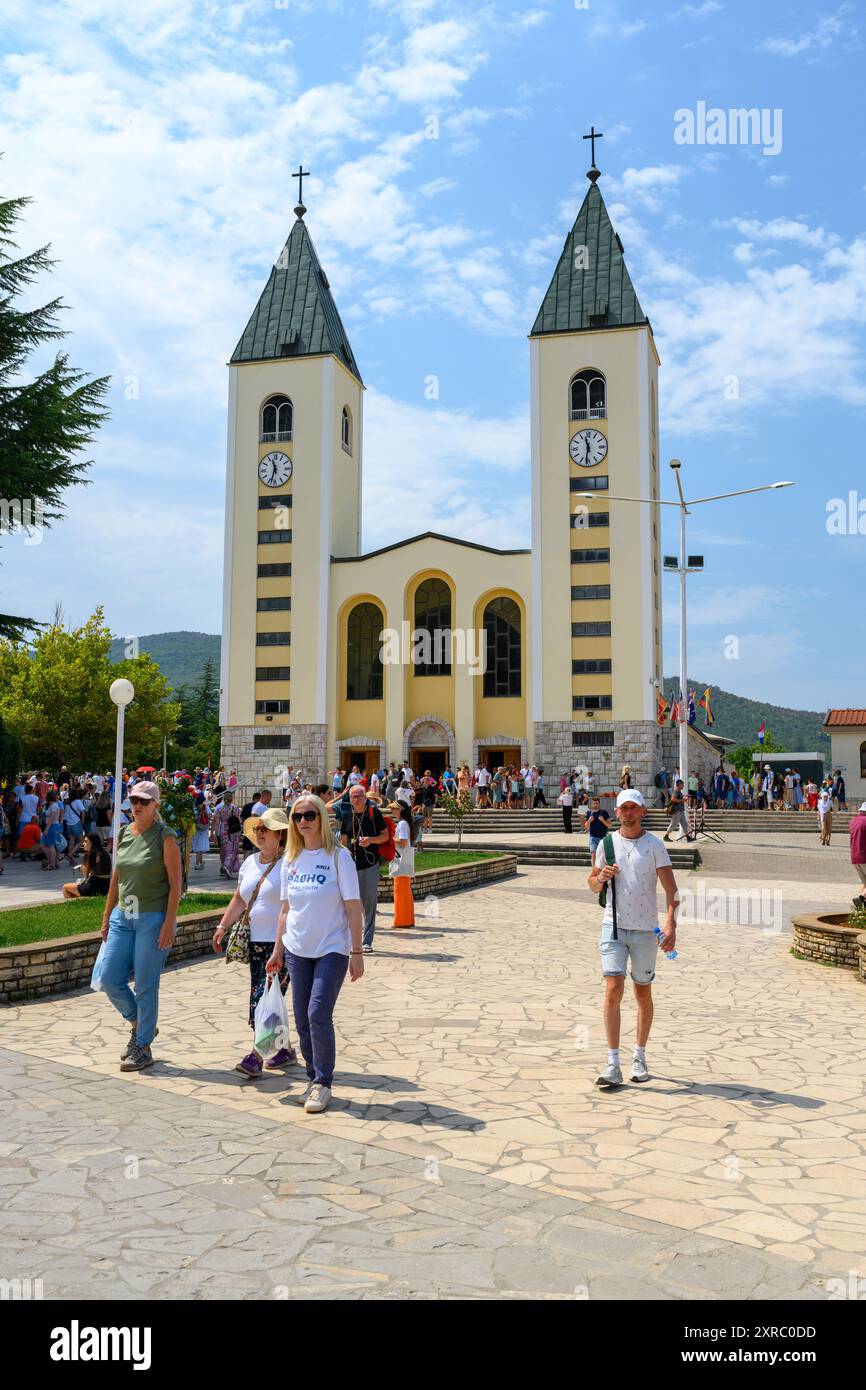 Église Saint-Jacques à Medjugorje, Bosnie-Herzégovine. Banque D'Images