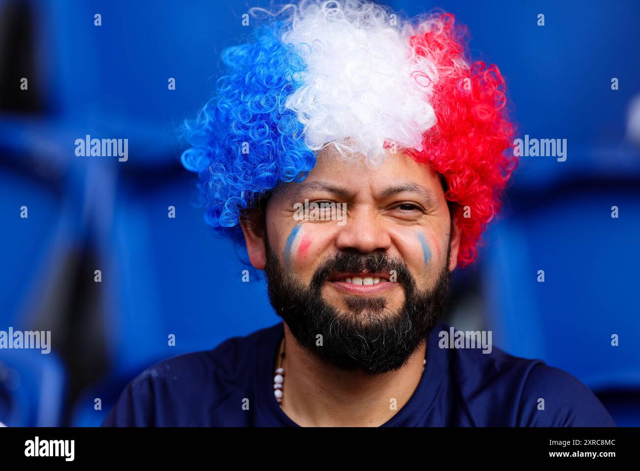 Paris, France, 9 août 2024. Fans lors de la finale de football masculin, Paris 2024 Jeux Olympiques entre la France et l'Espagne au Parc des Princes le 09 août 2024 à Paris, France. Crédit : Pete Dovgan/Speed Media/Alamy Live News Banque D'Images