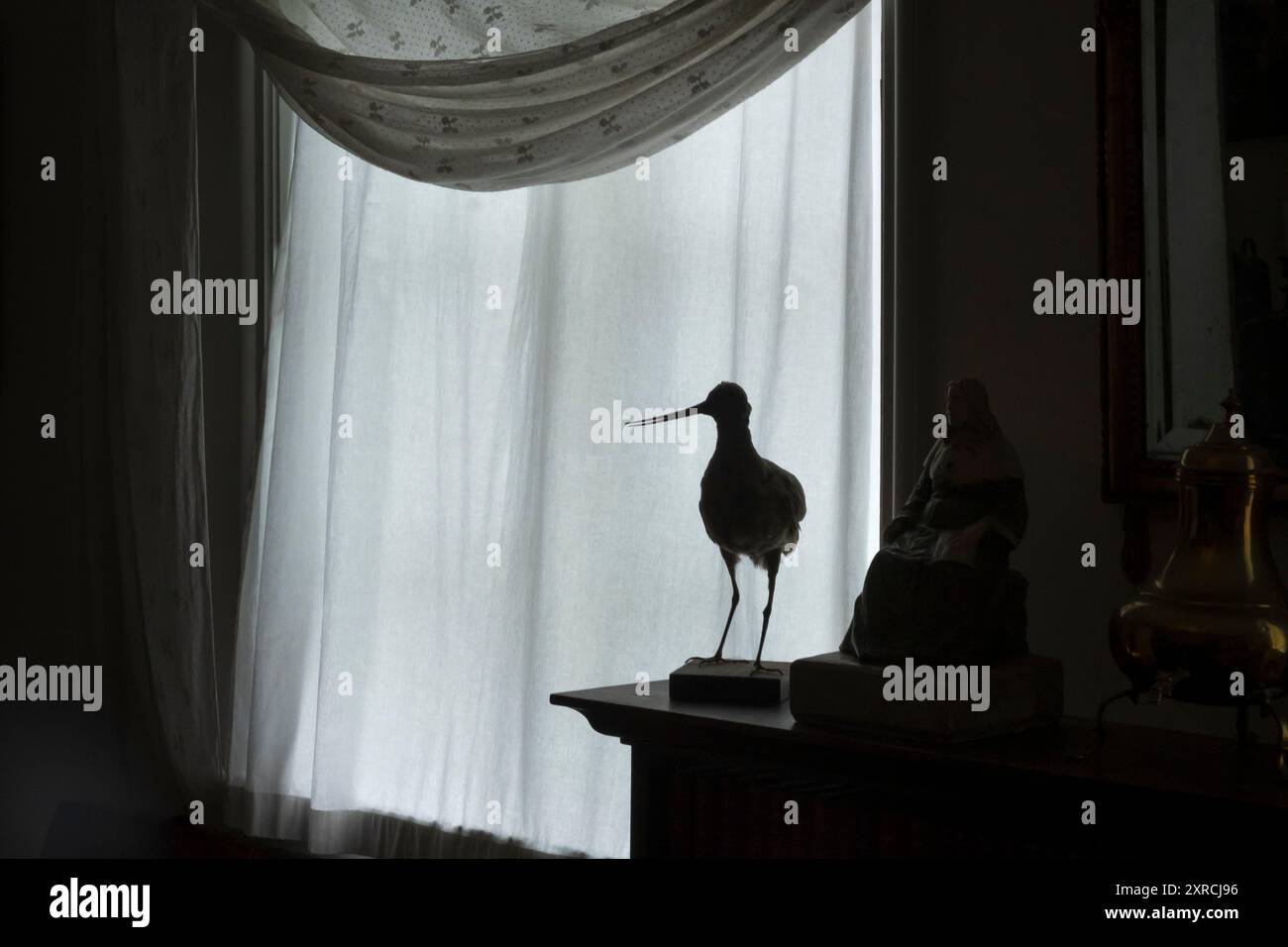 Intérieur de Anchers Hus, la maison des peintres danois Michael et Anna Ancher, à Skagen, Danemark Banque D'Images