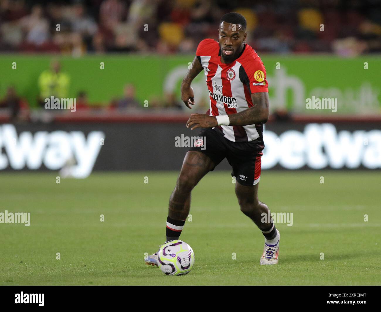 Londres, Royaume-Uni. 09 août 2024. Londres, Angleterre, 09 août 2024 : Ivan Toney (17 Brentford) pendant le match amical entre Brentford et le VfL Wolfsburg au Gtech Community Stadium à Londres, en Angleterre. (Jay Patel/SPP) crédit : photo de presse sportive SPP. /Alamy Live News Banque D'Images