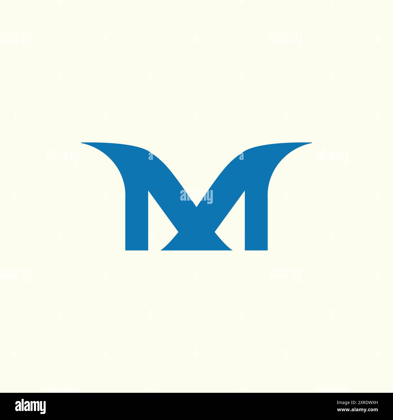 Logo marketing et lettre commerciale unique Illustration de Vecteur