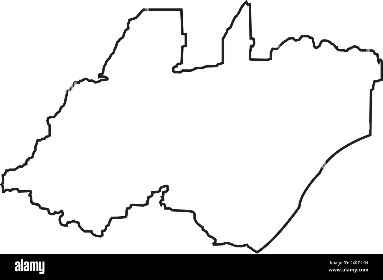 Icône de carte pour la capitale de l'archipel, l'une des régions du Kalimantan qui deviendra la nouvelle capitale de l'Indonésie Illustration de Vecteur