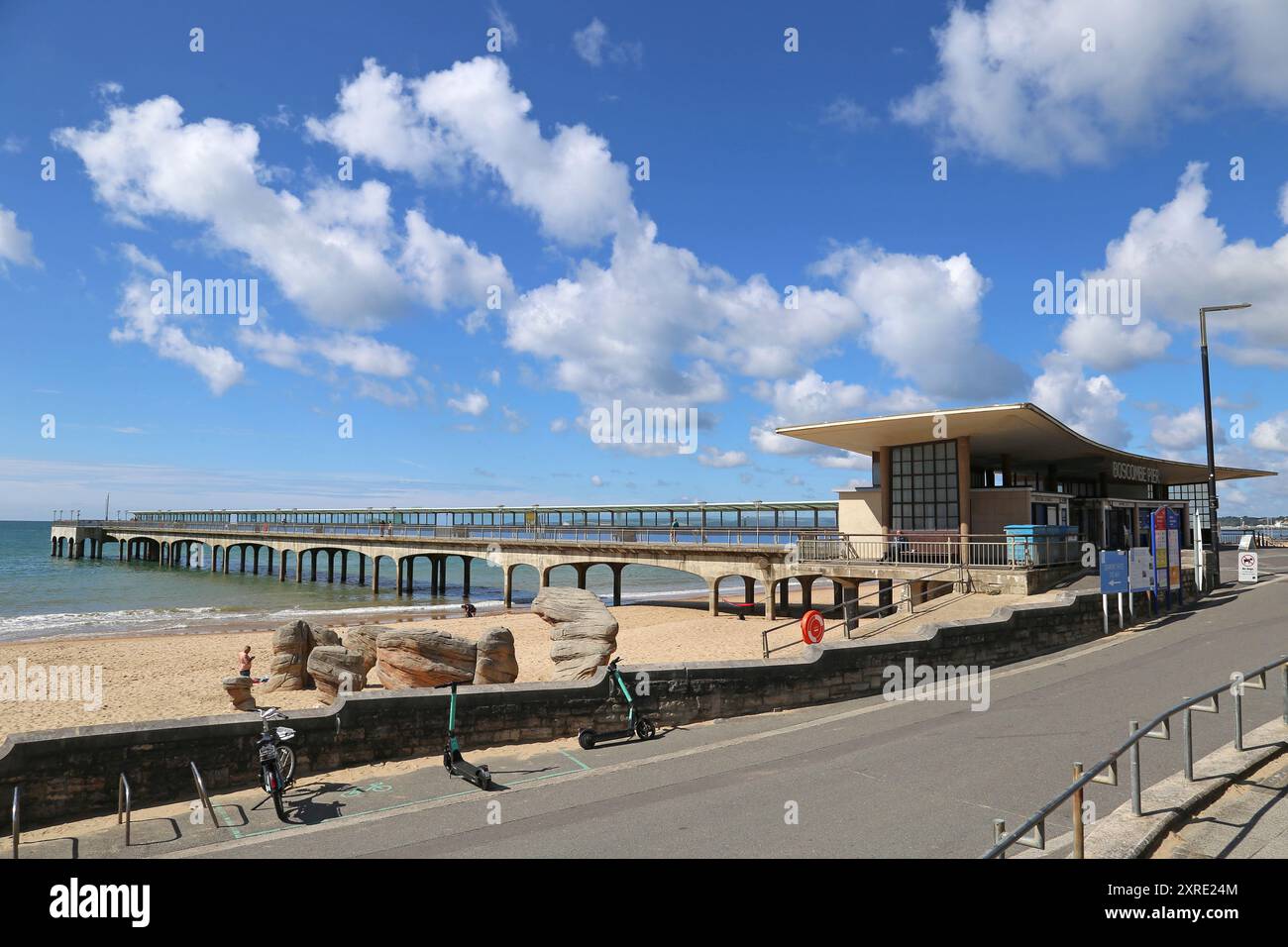 Boscombe Pier, Bournemouth, Dorset, Angleterre, Grande-Bretagne, Royaume-Uni, Royaume-Uni, Europe Banque D'Images