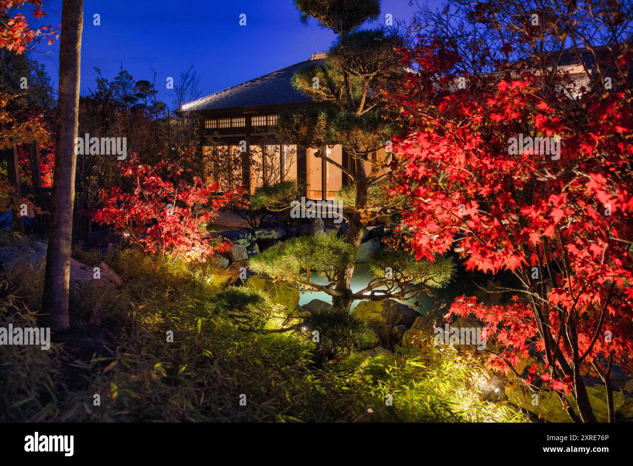 Parc japonais. Krasnodar. Russie Banque D'Images