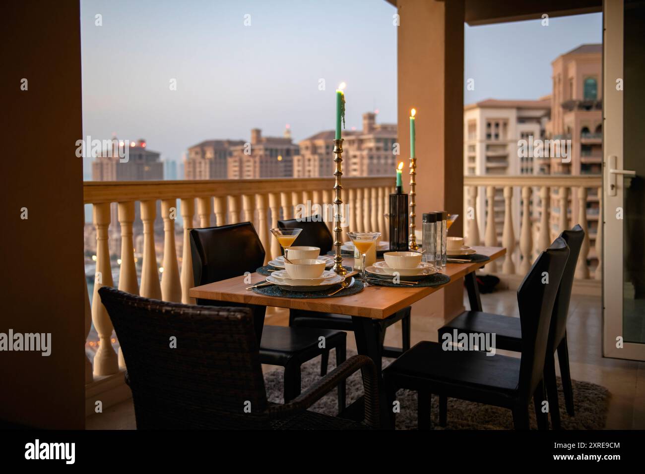 Vue aérienne de Peral Qatar Porto Arabia Banque D'Images