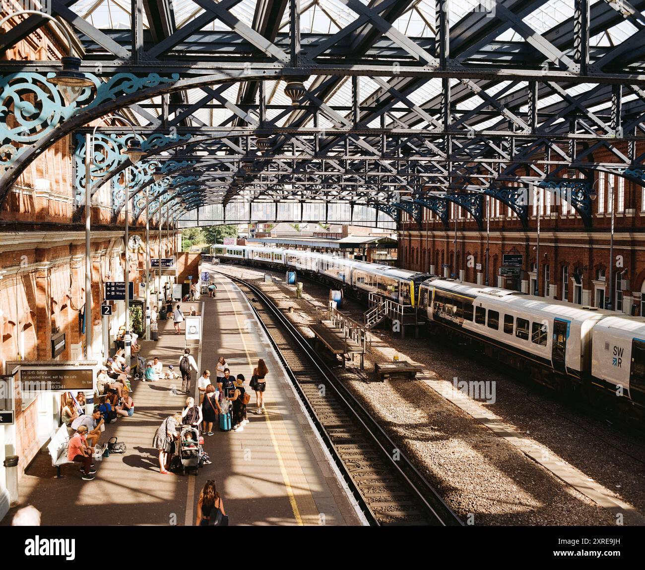 Gare ferroviaire de Bournemouth, Dorset, Angleterre, Royaume-Uni Banque D'Images