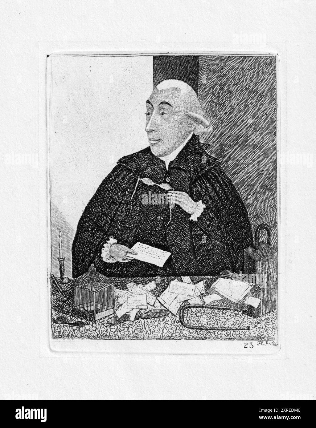 John Kay (1742-1826) Banque D'Images