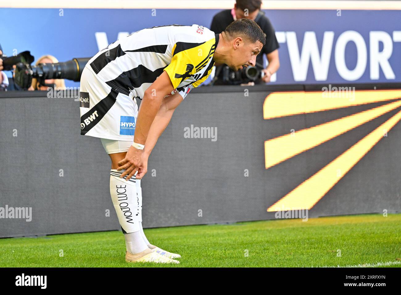 10.08.2024, Raiffeisen Arena Linz, AUT, Admiral Bundesliga, LASK Linz vs SCR Altach, im Bild Robert Zulj (LASK) .// Admiral Bundesliga match entre LASK Linz et SCR Altach à Linz, Autriche le 2024/08/10. - 20240810 PD12633 Banque D'Images