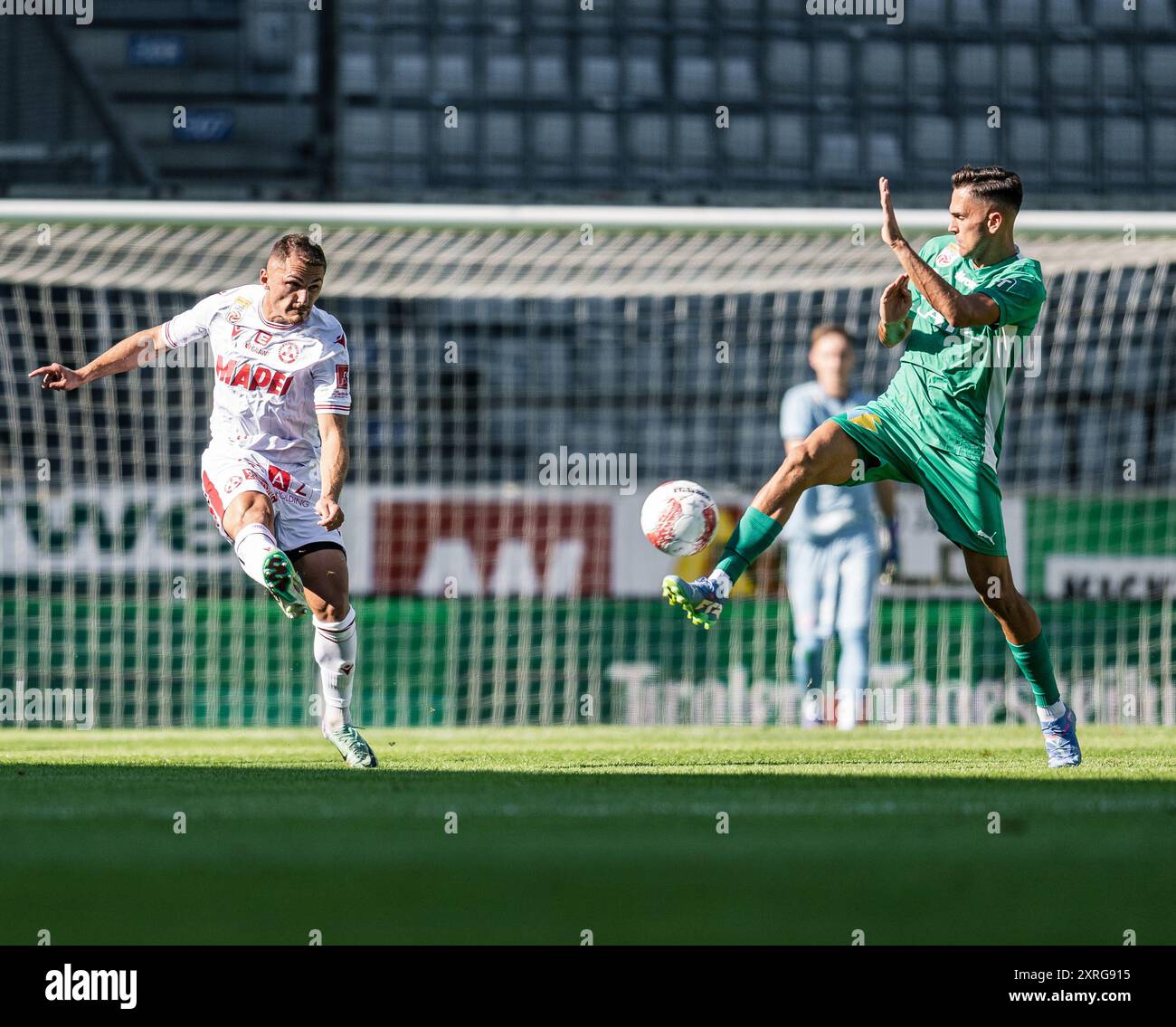 ABD0091 20240810 - INNSBRUCK - Österreich : V.l. Murat Satin (Grazer AK, USA. , . während der Admiral Bundesliga-Begegnung, Grunddurchgang, 2. Spieltag, zwischen WSG Swarovski Tirol und GAK à Innsbruck. - FOTO : APA/EXPA/STEFAN ADELSBERGER - 20240810 PD13785 crédit : APA-PictureDesk/Alamy Live News Banque D'Images