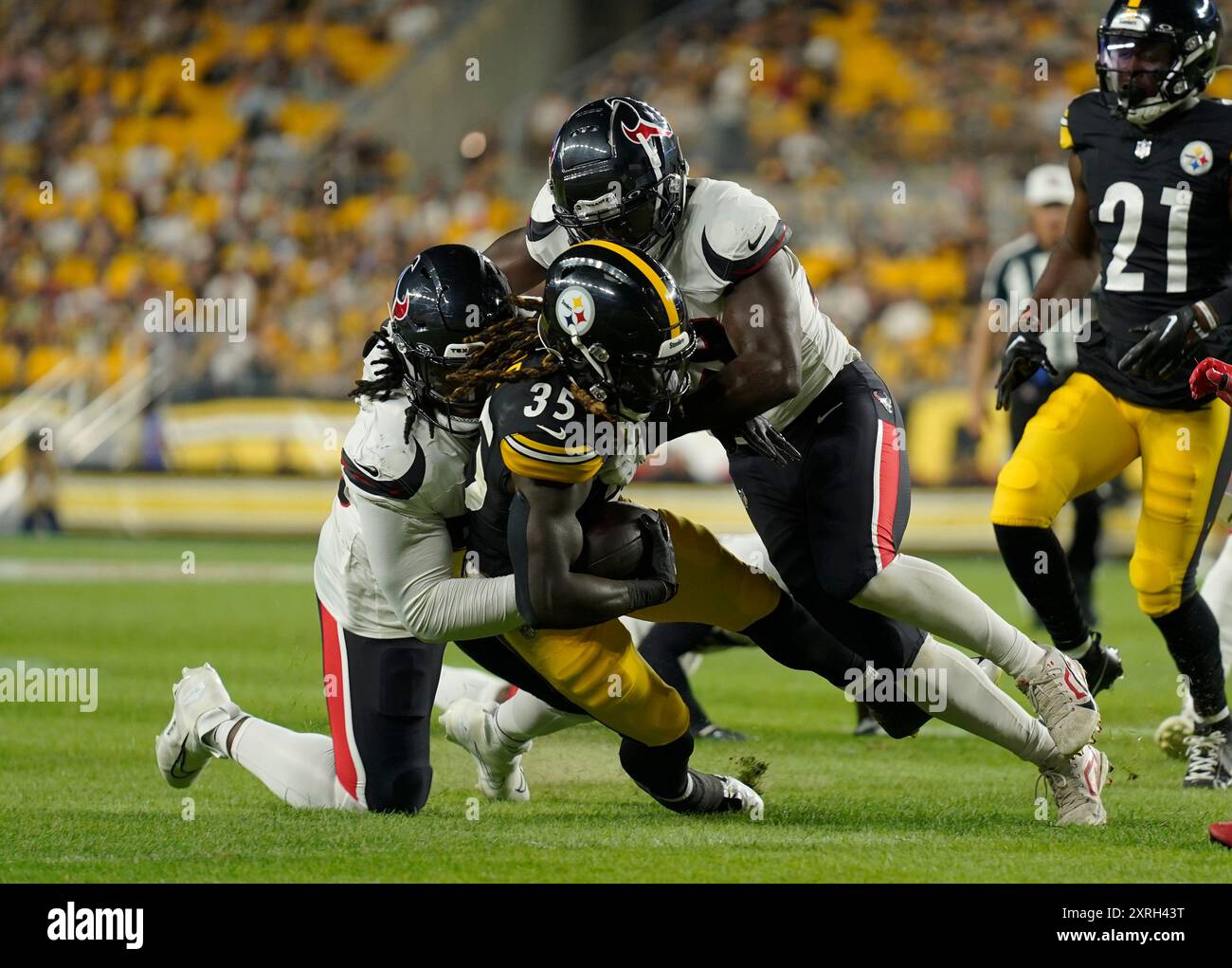 Pittsburgh, Pennsylvanie, États-Unis. 9 août 2024. 9 août 2024 : Jonathan Ward #35 lors du Pittsburgh Steelers vs Houston Texas à l'Acrisure Stadium à Pittsburgh PA. Brook Ward/AMG (crédit image : © AMG/AMG via ZUMA Press Wire) USAGE ÉDITORIAL SEULEMENT! Non destiné à UN USAGE commercial ! Banque D'Images