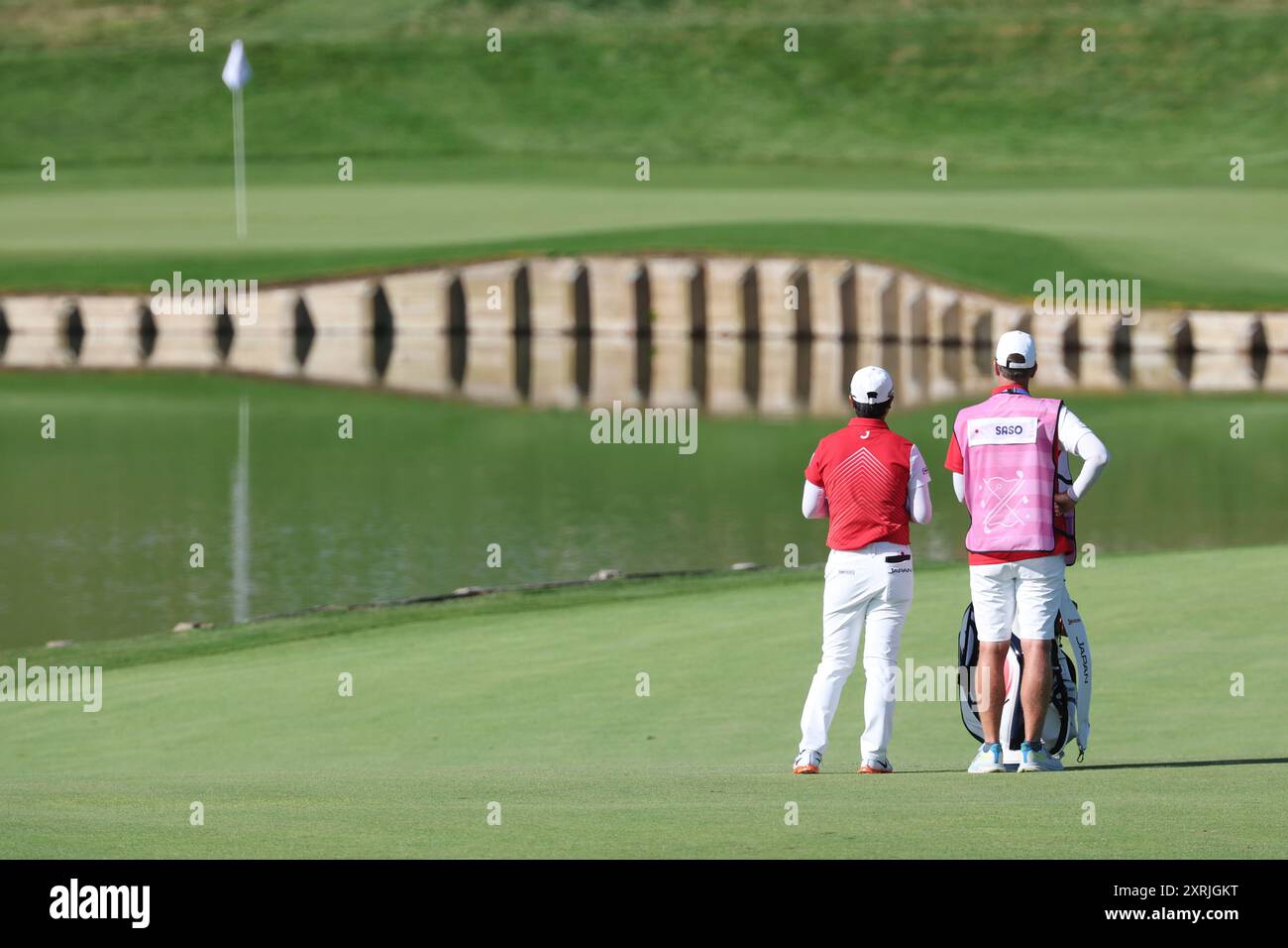 Saint-Quentin-en-Yvelines, France. 10 août 2024. Yuka SASO (JPN) Golf : 4ème manche féminine lors des Jeux Olympiques de Paris 2024 au Golf National de Saint-Quentin-en-Yvelines, France . Crédit : Koji Aoki/AFLO SPORT/Alamy Live News Banque D'Images