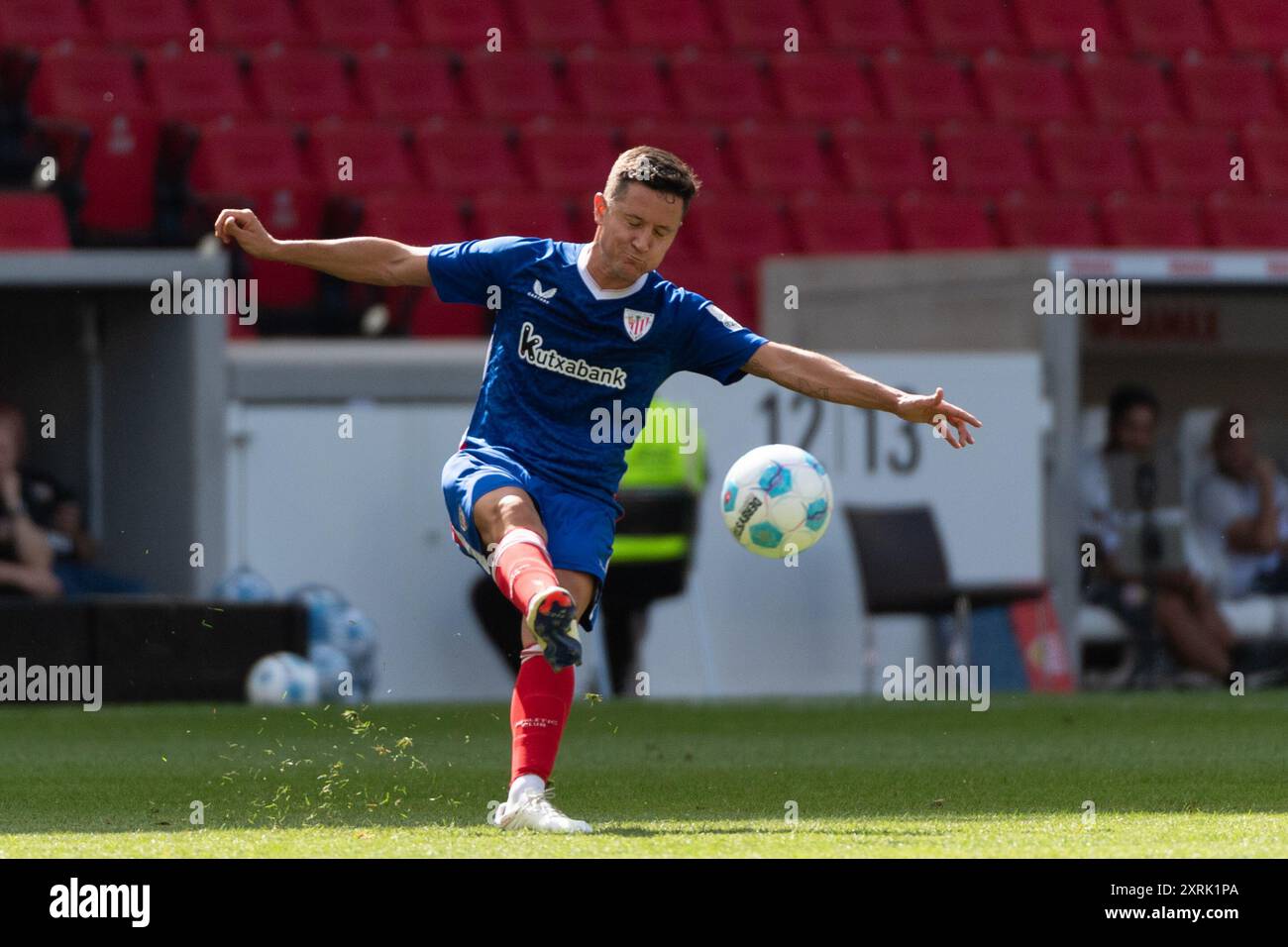 Ander Herrera (Athletic Club Bilbao, #21) VfB Stuttgart v. Athletic Bilbao, Fussball, Herren, Testspiel, Freundschaftsspiel, saison 24/25, GER, 10.08.2024, LES RÈGLEMENTS DFL/DFB INTERDISENT TOUTE UTILISATION DE PHOTOGRAPHIES COMME SÉQUENCES D'IMAGES ET/OU QUASI-VIDÉO, Foto : Eibner-Pressefoto/Wolfgang Frank Banque D'Images