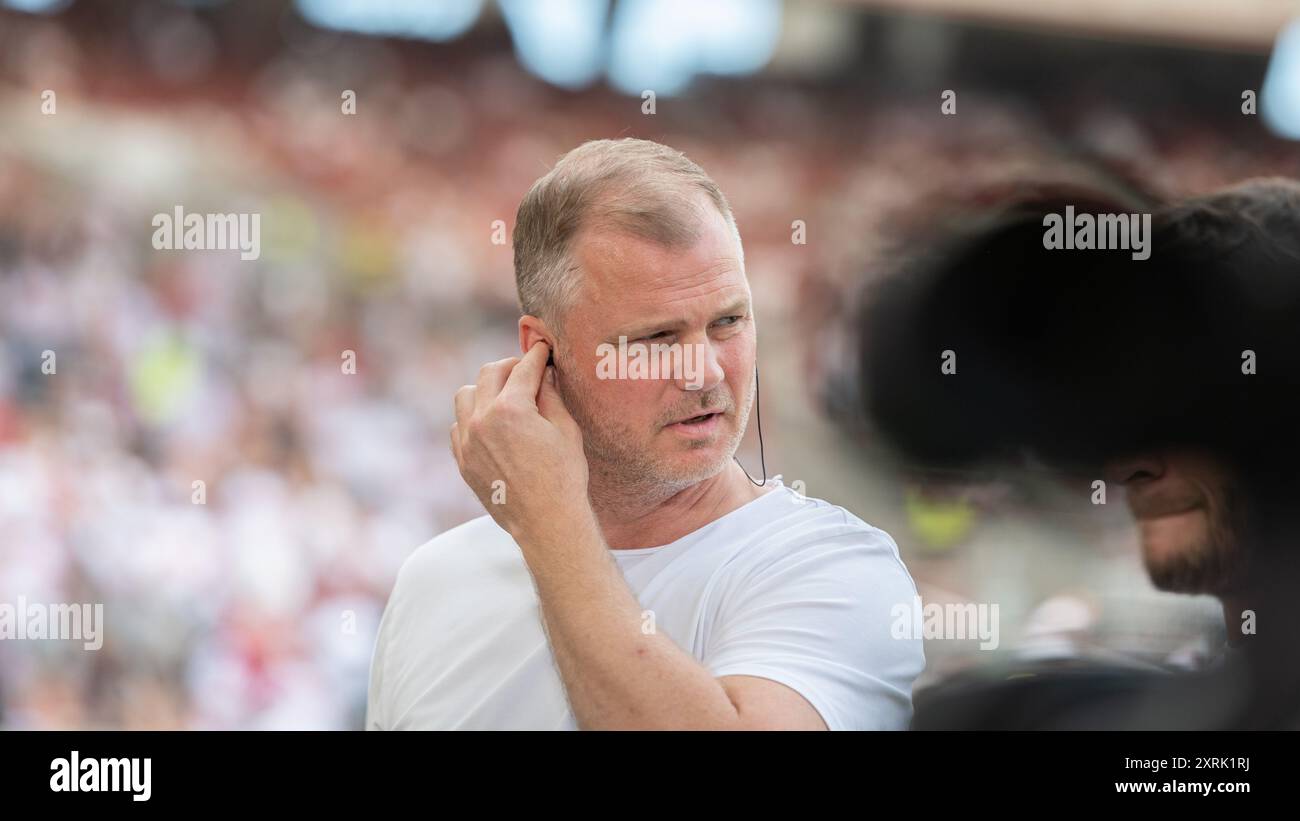 Fabian Wohlgemuth (VfB Stuttgart, Sportdirektor) VfB Stuttgart v. Athletic Bilbao, Fussball, Herren, Testspiel, Freundschaftsspiel, saison 24/25, GER, 10.08.2024, LES RÈGLEMENTS DFL/DFB INTERDISENT TOUTE UTILISATION DE PHOTOGRAPHIES COMME SÉQUENCES D'IMAGES ET/OU QUASI-VIDÉO, Foto : Eibner-Pressefoto/Wolfgang Frank Banque D'Images