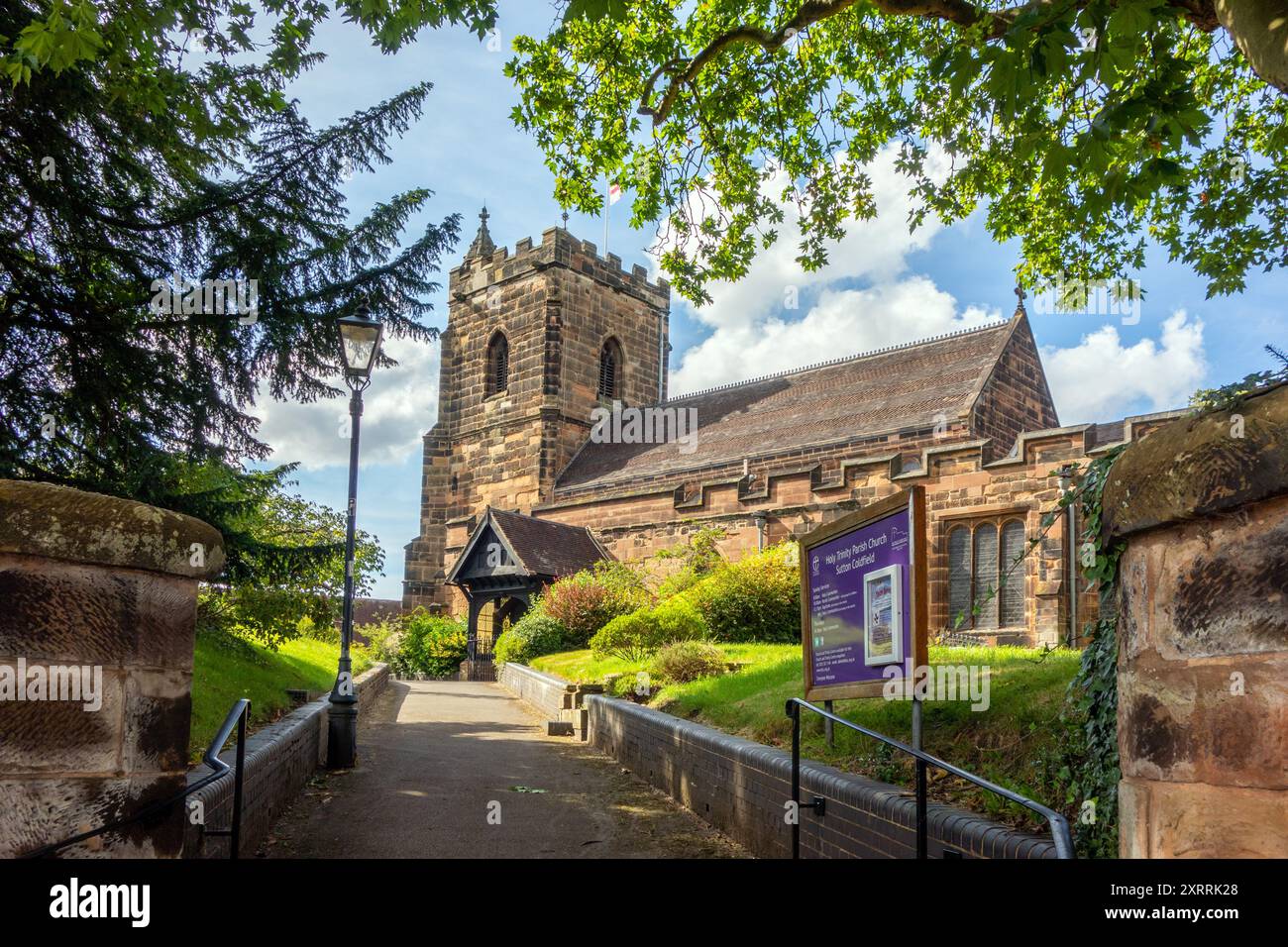 L'église paroissiale Holy Trinity dans la ville de Sutton Coldfield Angleterre, dans les West Midlands Banque D'Images