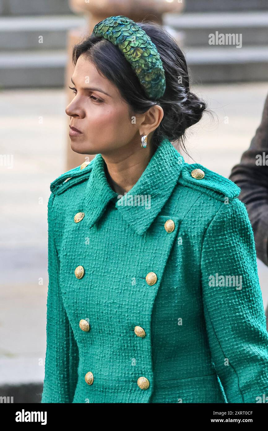 Akshata Murthy, épouse de Rishi Sunakat le service d'action de grâce anniversaire des Jeux Invictus, cathédrale Saint-Paul, Londres Banque D'Images