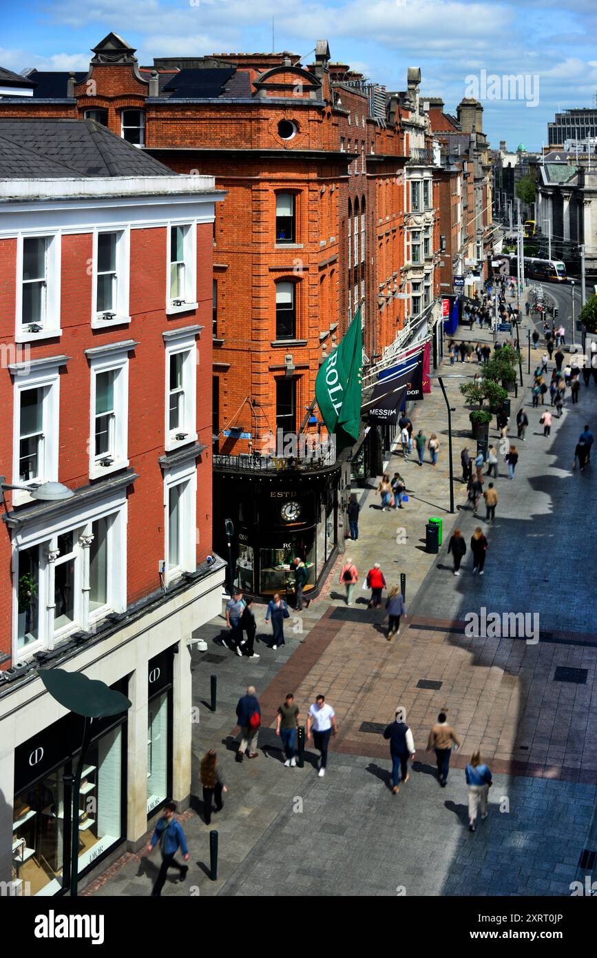 Centre-ville de Dublin Banque D'Images