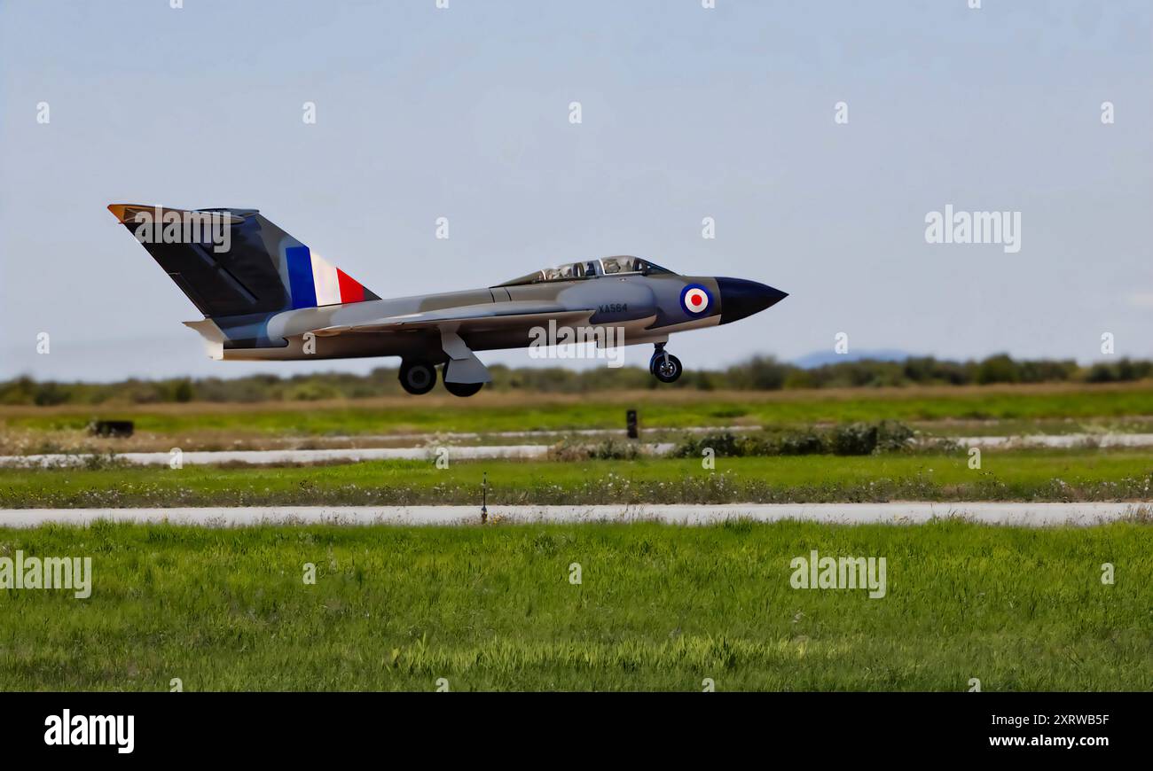 Gloster Javelin décolle Banque D'Images