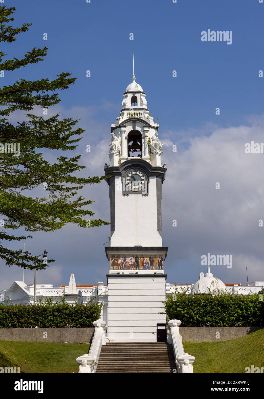 La tour d'horloge commémorative Birch, Perak, Ipoh, Malaisie Banque D'Images