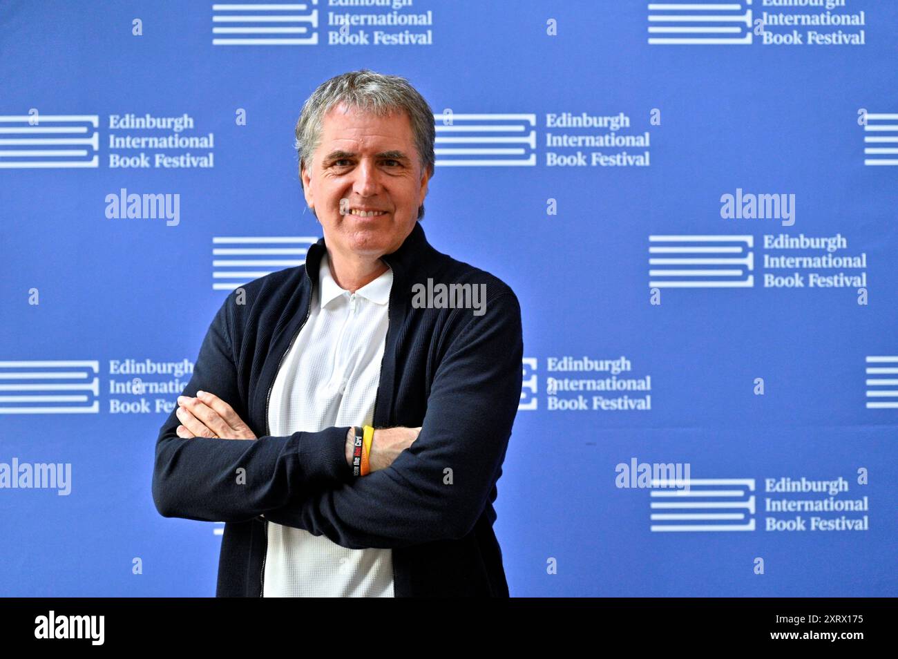 Édimbourg, Écosse, Royaume-Uni. 12 août 2024. Festival international du livre d'Édimbourg : Steve Rotheram, maire de la région de Liverpool City lors de l'appel photo officiel. Crédit : Craig Brown/Alamy Live News Banque D'Images