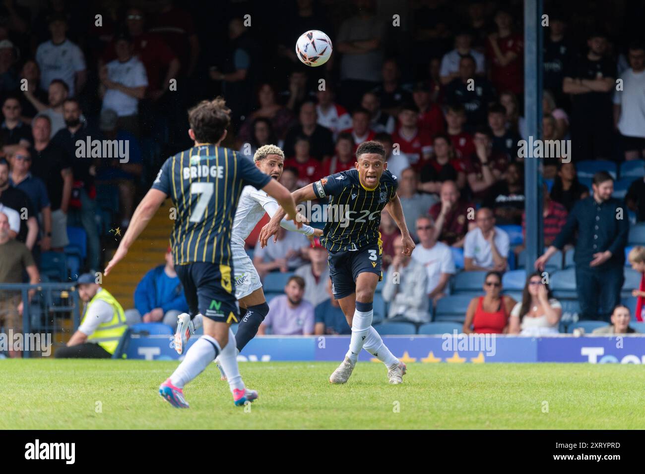 Southend Utd contre York City en 2024-25 Vanarama National League au Roots Hall. Premier jeu sous la nouvelle propriété de COSU. Nathan Ralph Banque D'Images