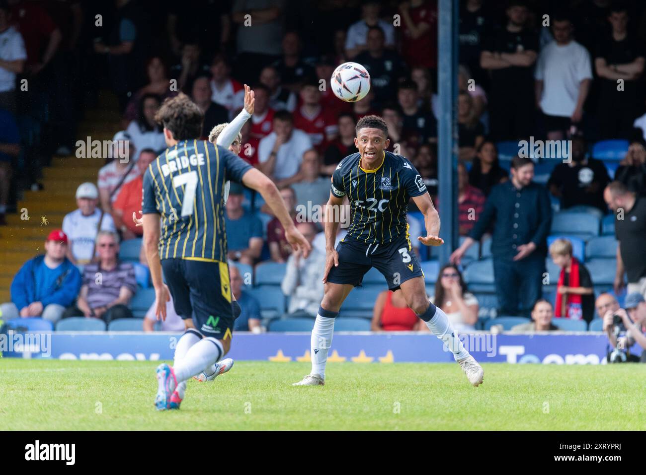 Southend Utd contre York City en 2024-25 Vanarama National League au Roots Hall. Premier jeu sous la nouvelle propriété de COSU. Nathan Ralph Banque D'Images