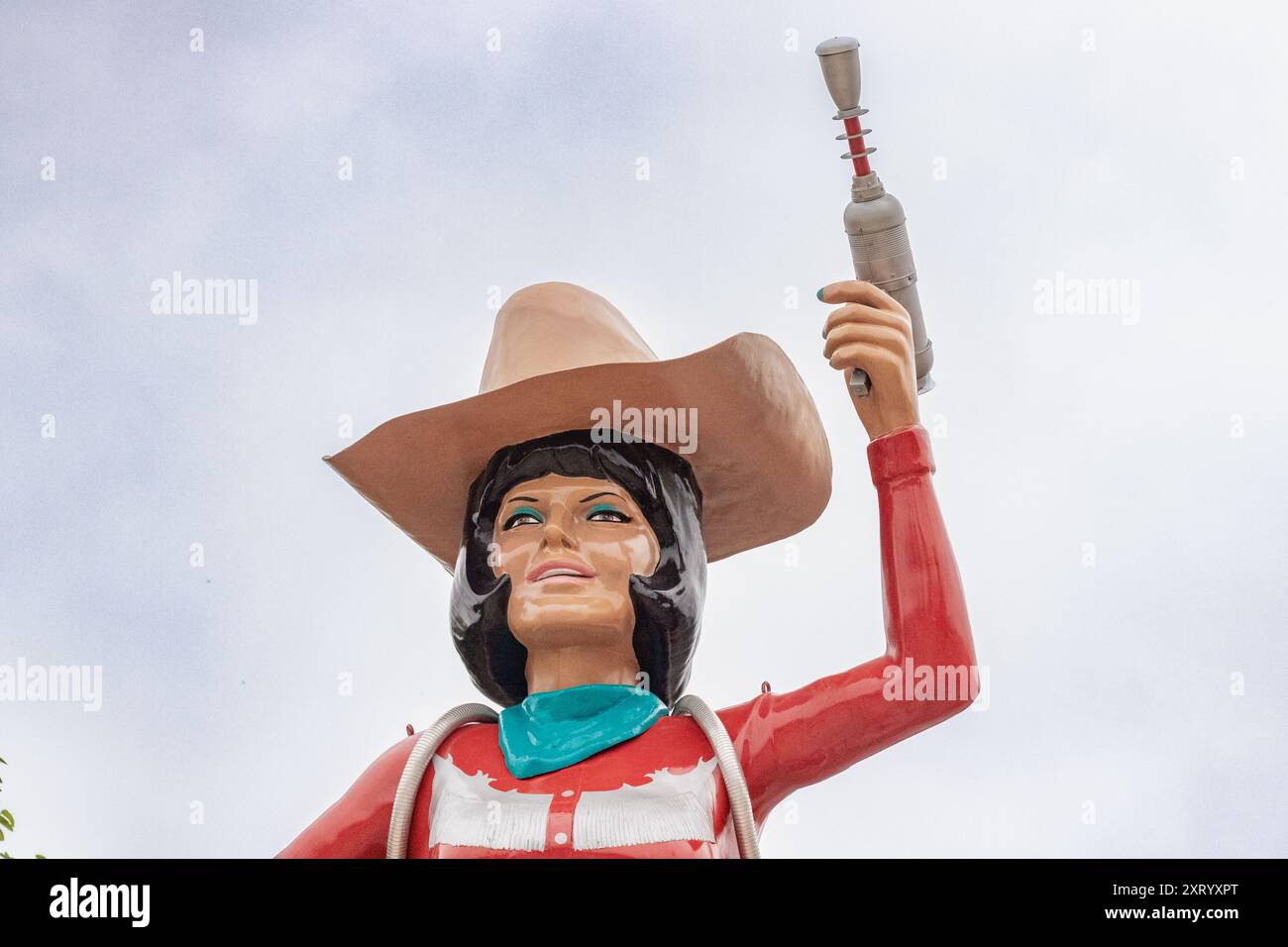 Stella Atom Cosmic Cowgirl - Tulsa, Oklahoma Banque D'Images