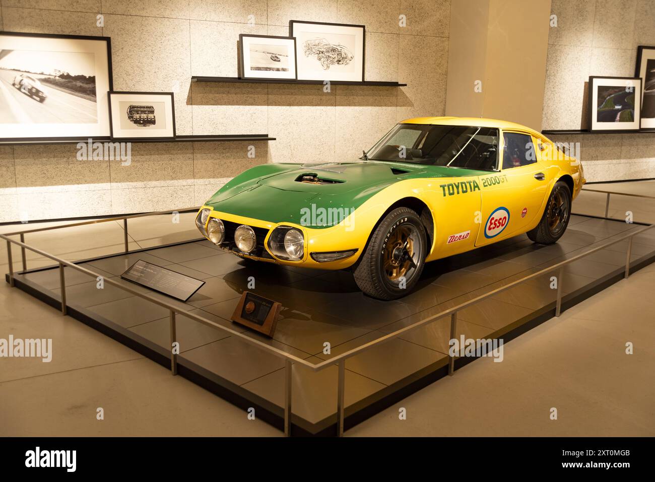 Oyama-cho, Sunto-gun, Shizuoka, Japon - 27 mars 2023 : Toyota 2000GT 'Speed Trial' (réplique), année-modèle 1966, pays Japon. Banque D'Images