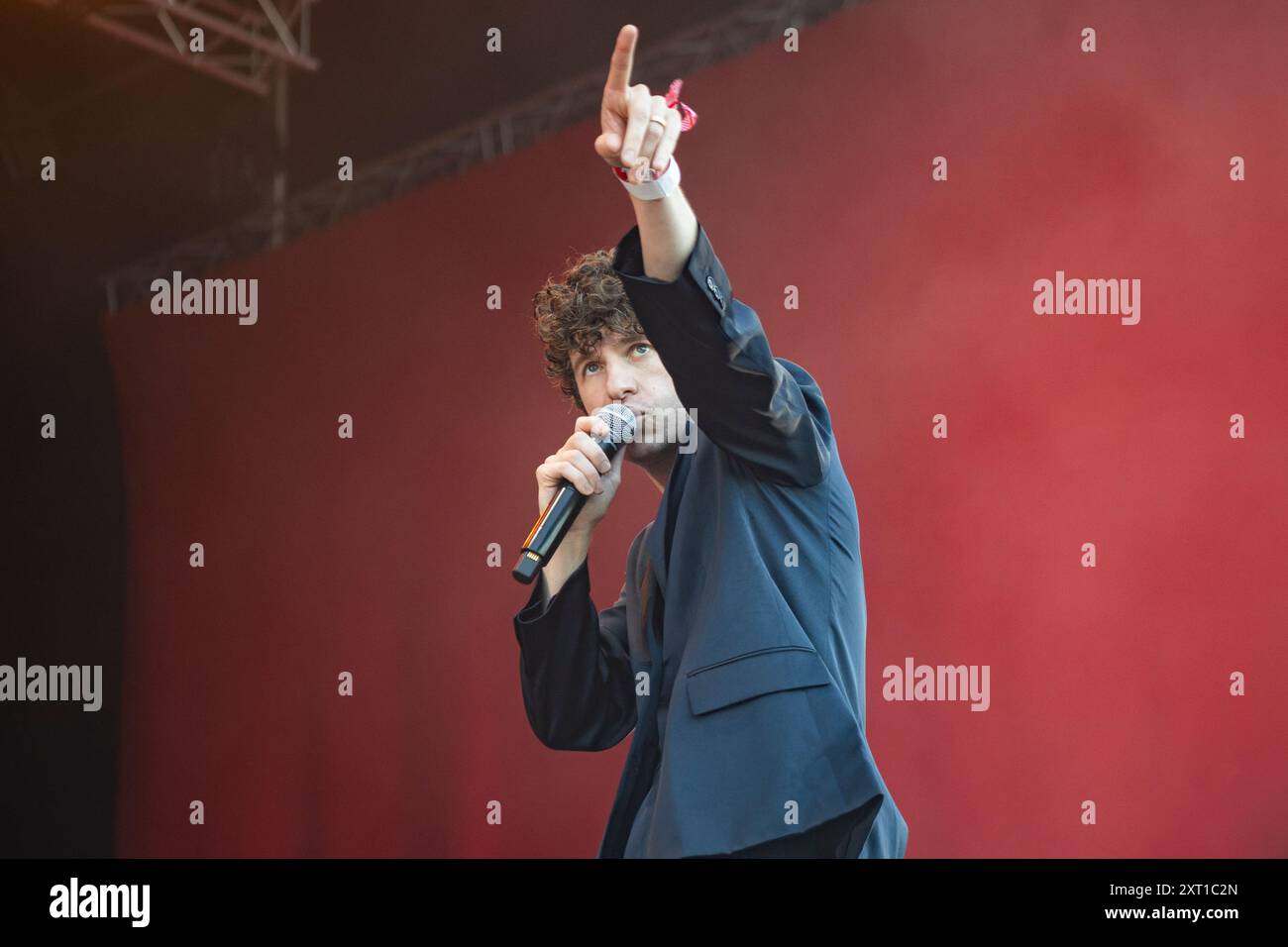 BARCELONE, ESPAÑA – JULIO 12. Les Kooks en concierto como parte del Festival Cruïlla 2024 Banque D'Images