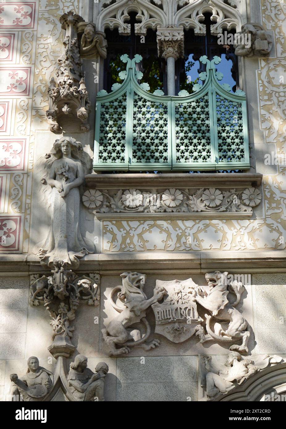 Casa Amatller sur Passeig de Gràcia à Barcelone, Espagne. Banque D'Images