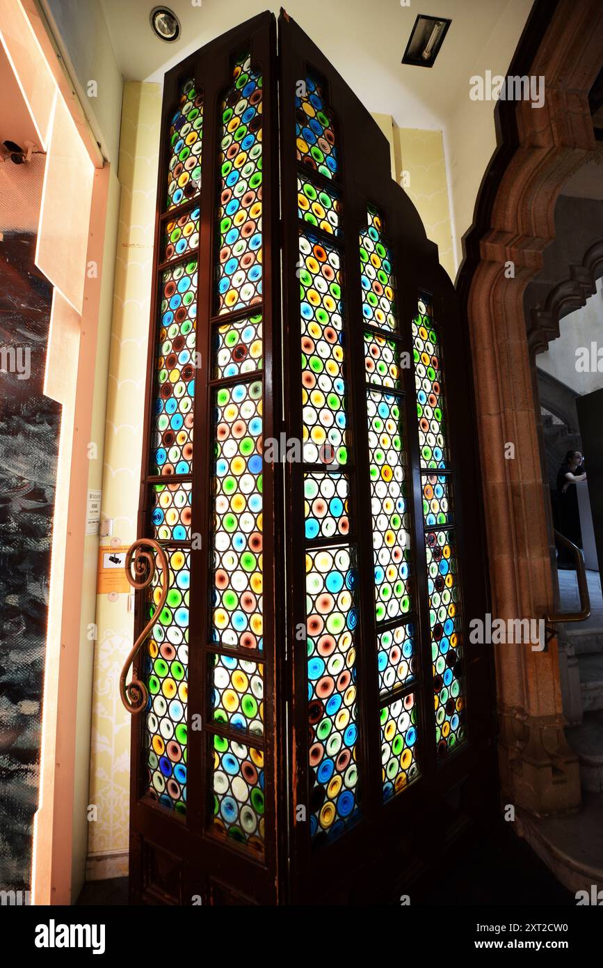 L'intérieur de Casa Amatller sur le Passeig de Gràcia à Barcelone, Espagne. Banque D'Images