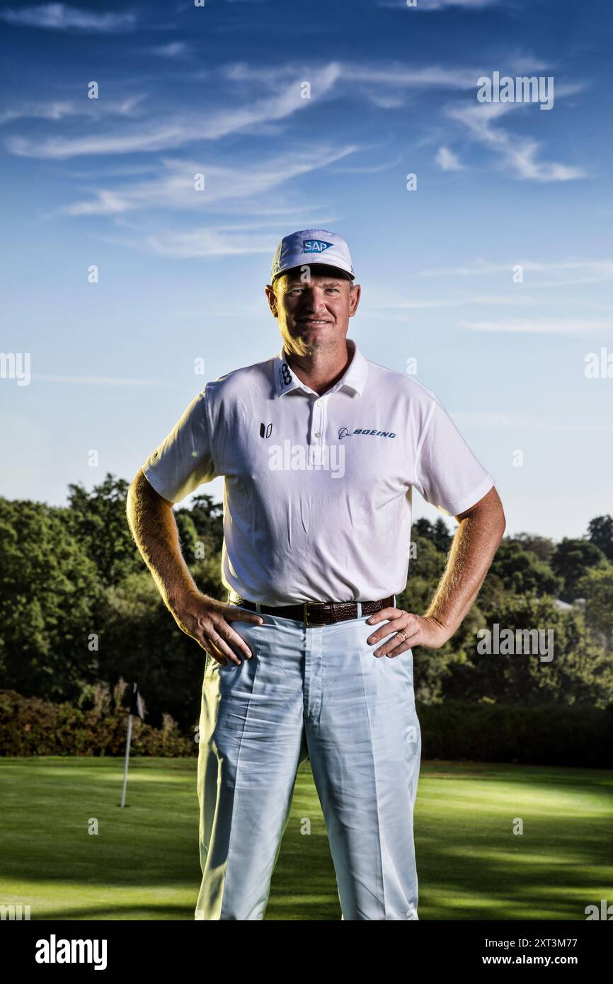 Portraits d'Ernie Els Banque D'Images