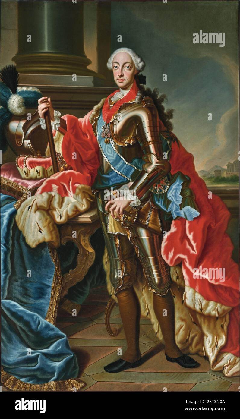 Portrait de Maximilien III Joseph (1727-1777), électeur de Bavière. Trouvé dans la Collection de la Collection privée. Banque D'Images