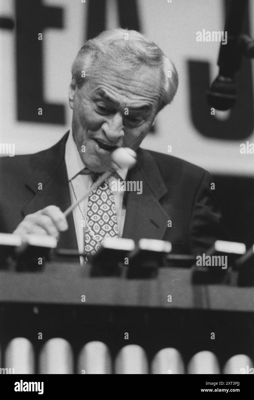 Terry Gibbs, North Sea Jazz Festival, la Haye, pays-Bas, 1995. Banque D'Images