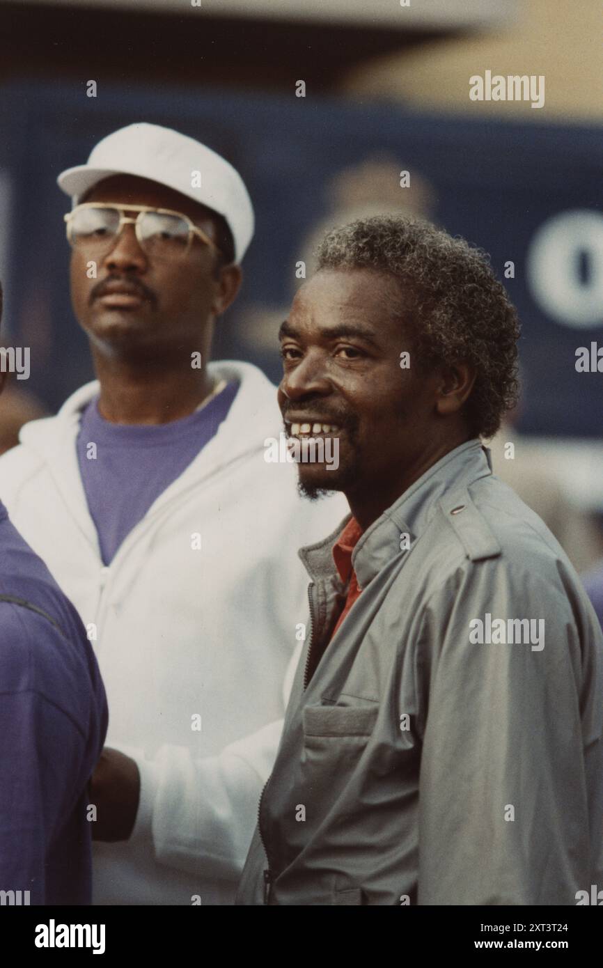 Ornette Coleman et Prime Time, North Sea Jazz Festival, pays-Bas, 1991. Banque D'Images