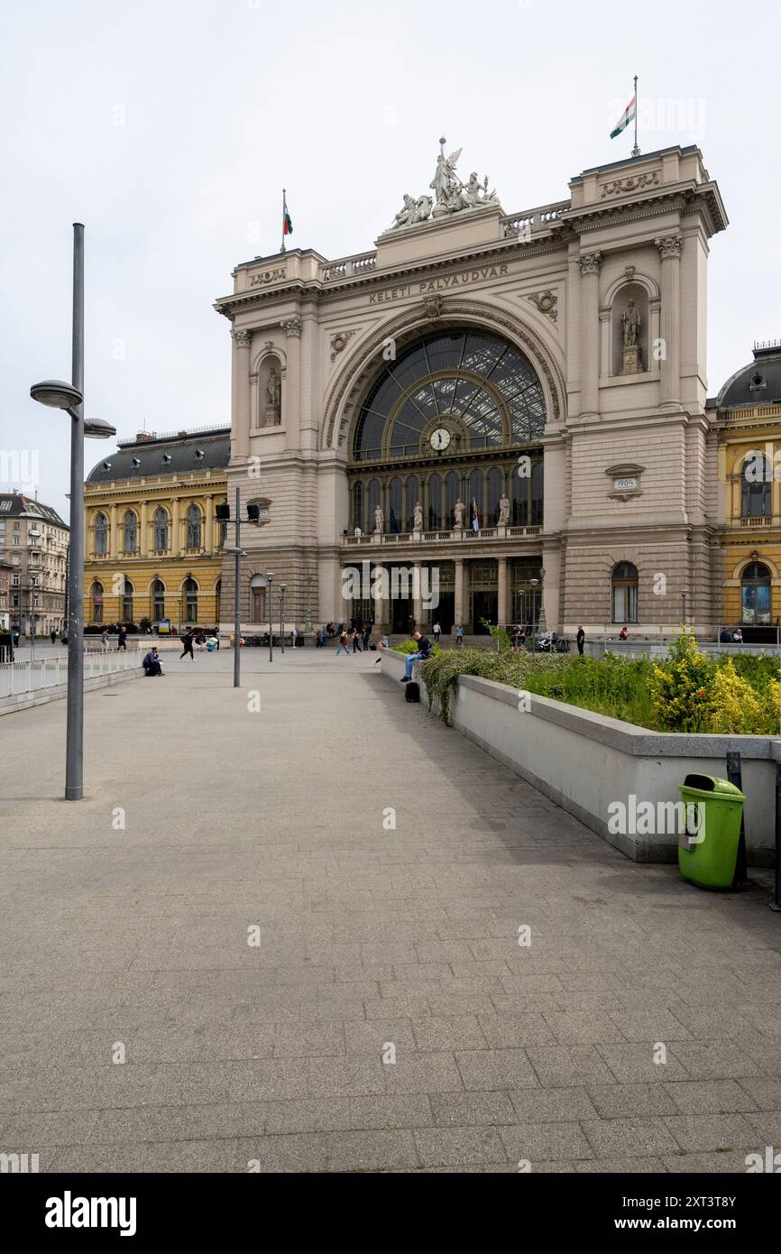 Gare Keleti de Budapest Banque D'Images