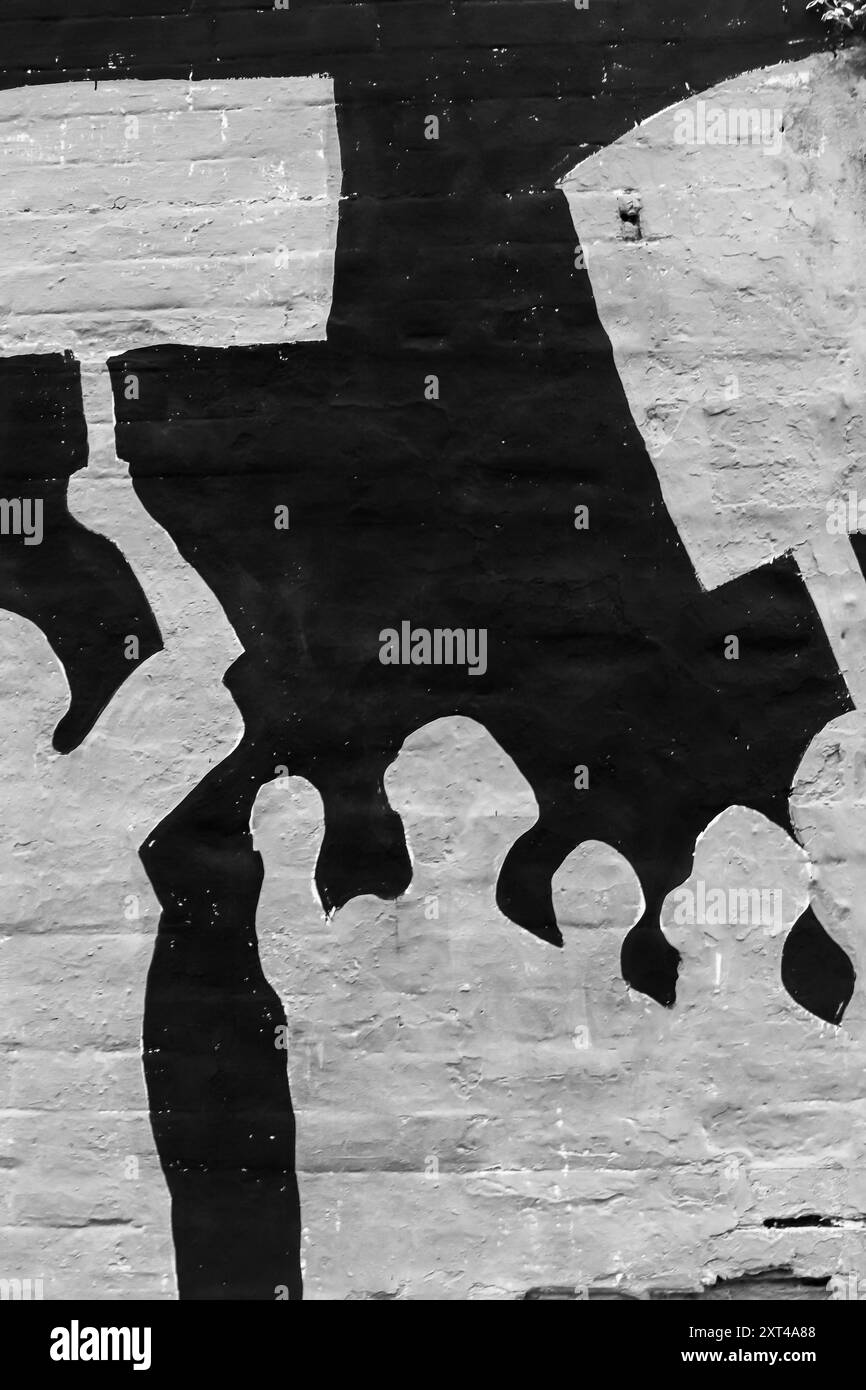 Protestation par art , image capturée le 10 août 2024 Banque D'Images