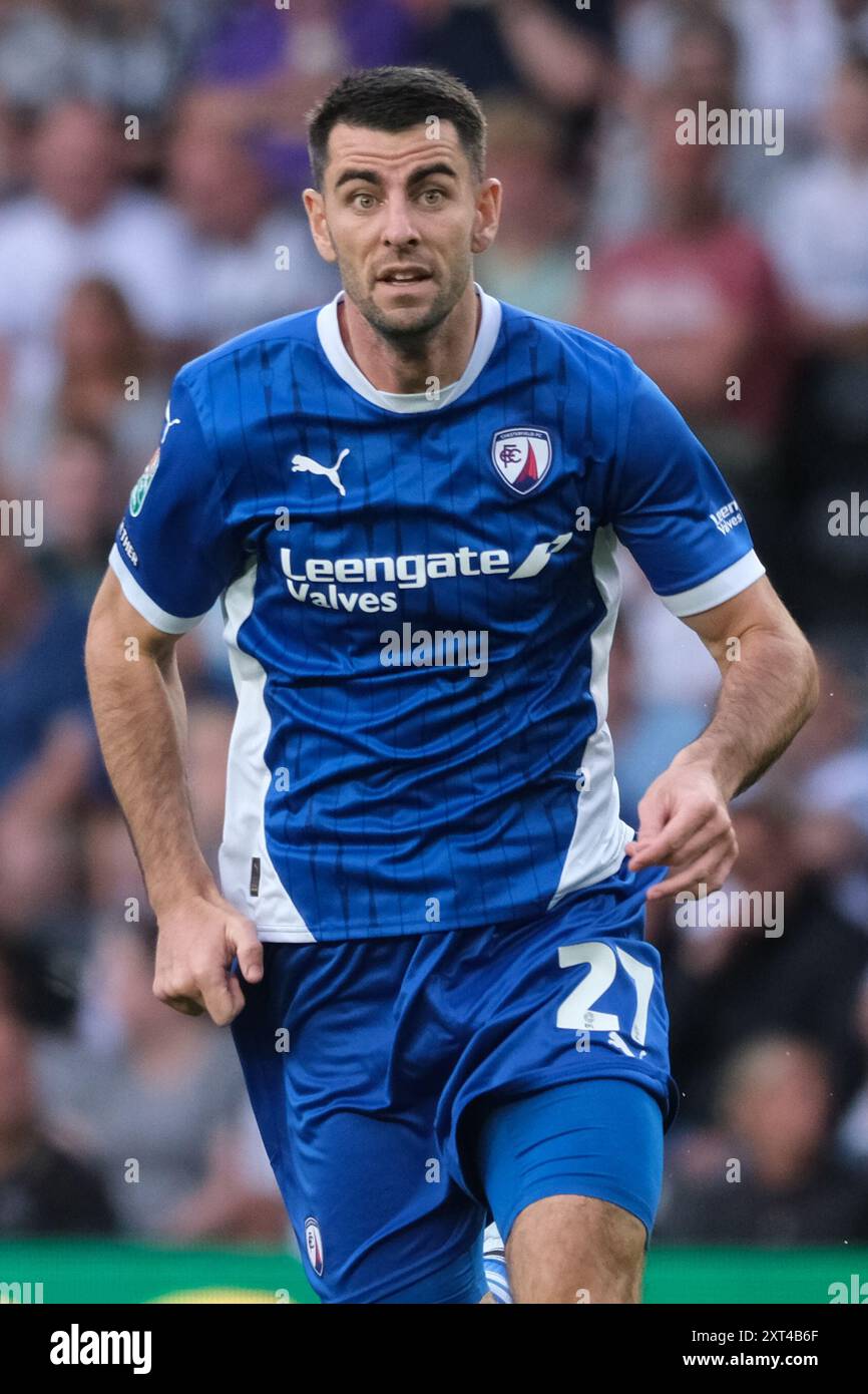 Pride Park, Derby, Derbyshire, Royaume-Uni. 13 août 2024. Carabao Cup Round 1 Football, Derby County versus Chesterfield ; Joe Quigley de Chesterfield FC crédit : action plus Sports/Alamy Live News Banque D'Images