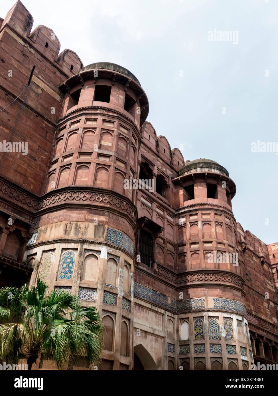 Agra Fort Amar Singh Gate (Uttar Pradesh/Inde) Banque D'Images