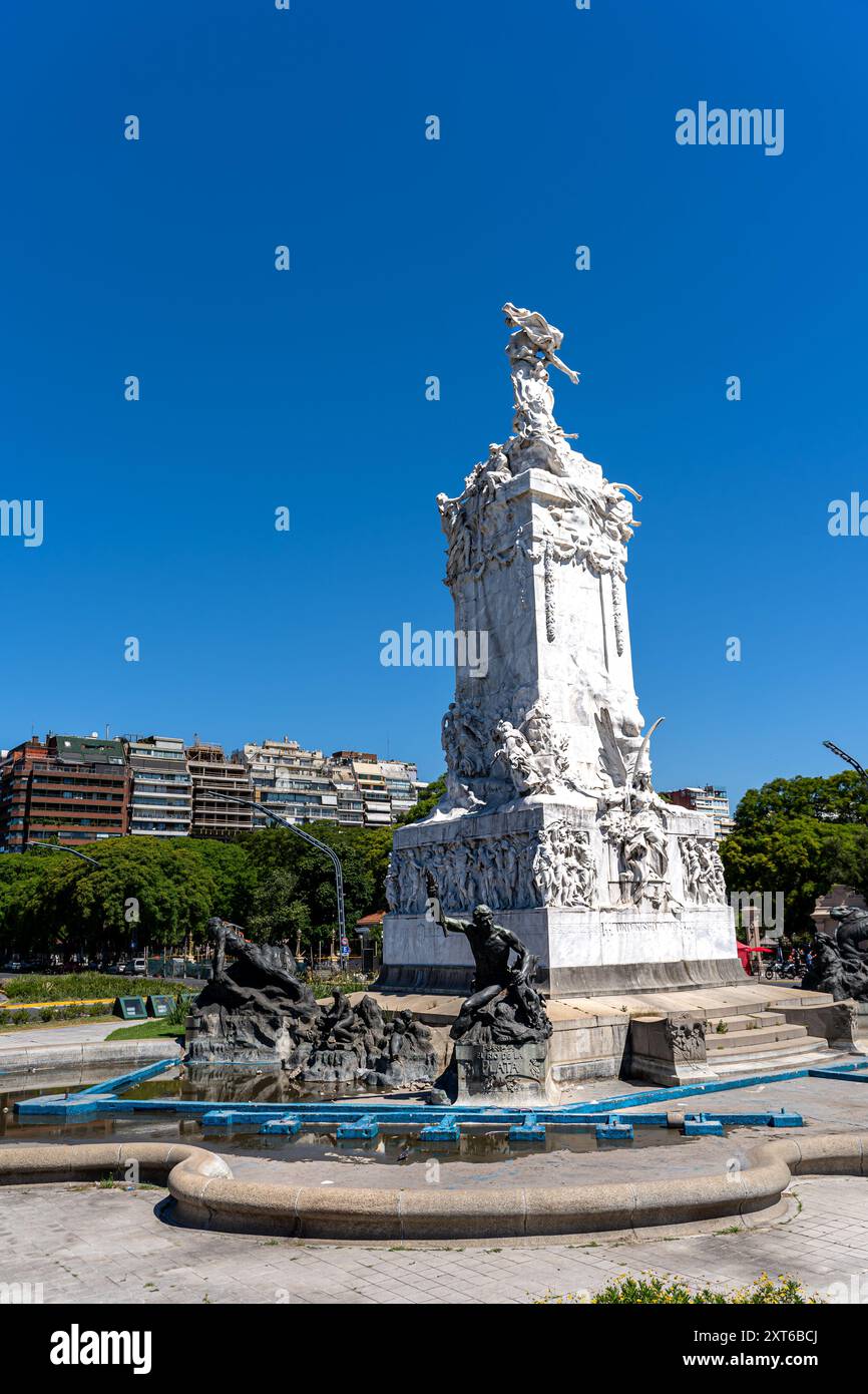 Buenos Aires, Argentine - 08 08 08 2024 : vue sur les beaux monuments historiques de Buenos Aires Argentine Banque D'Images