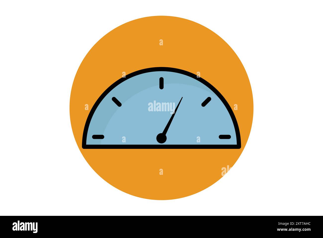 Icône de contour coloré de jauge. icône liée à la technologie. illustration vectorielle des éléments d'analyse de données Illustration de Vecteur
