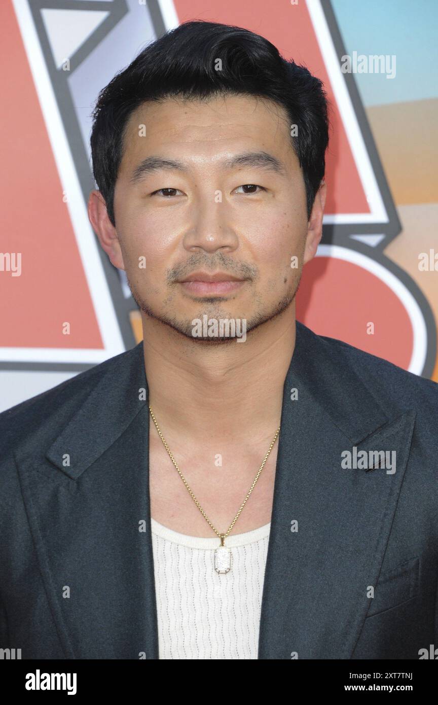 CA. 13 août 2024. Simu Liu aux arrivées pour le JACKPOT! Première, TCL Chinese Theatre, Los Angeles, CA, 13 août 2024. crédit : Elizabeth Goodenough/Everett Collection/Alamy Live News Banque D'Images