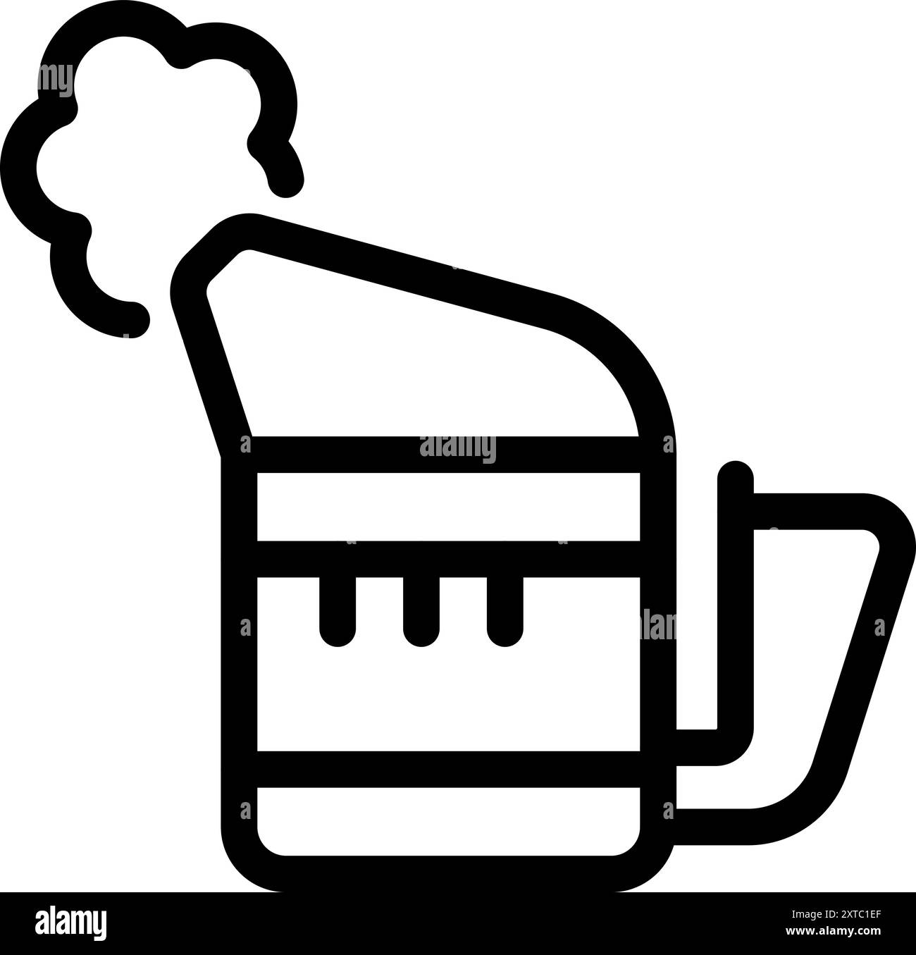 Canon à neige générant de la neige artificielle, assurant des conditions optimales pour le ski et les sports d'hiver Illustration de Vecteur