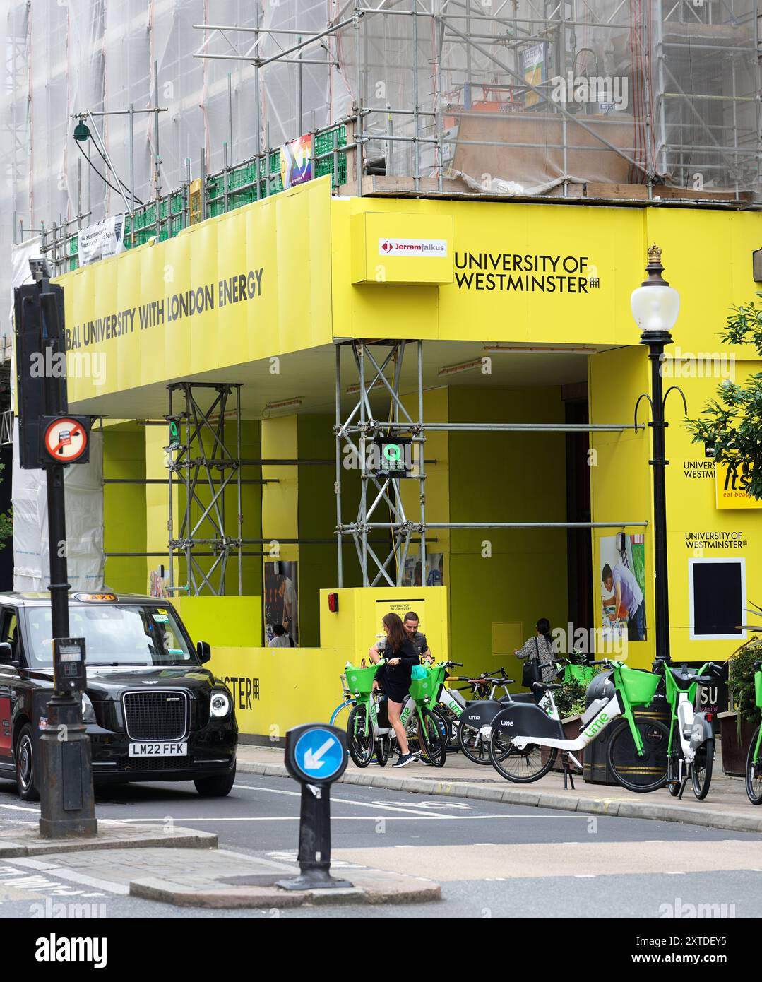 Université de Westminster (Regent Campus), Londres, Angleterre. Banque D'Images