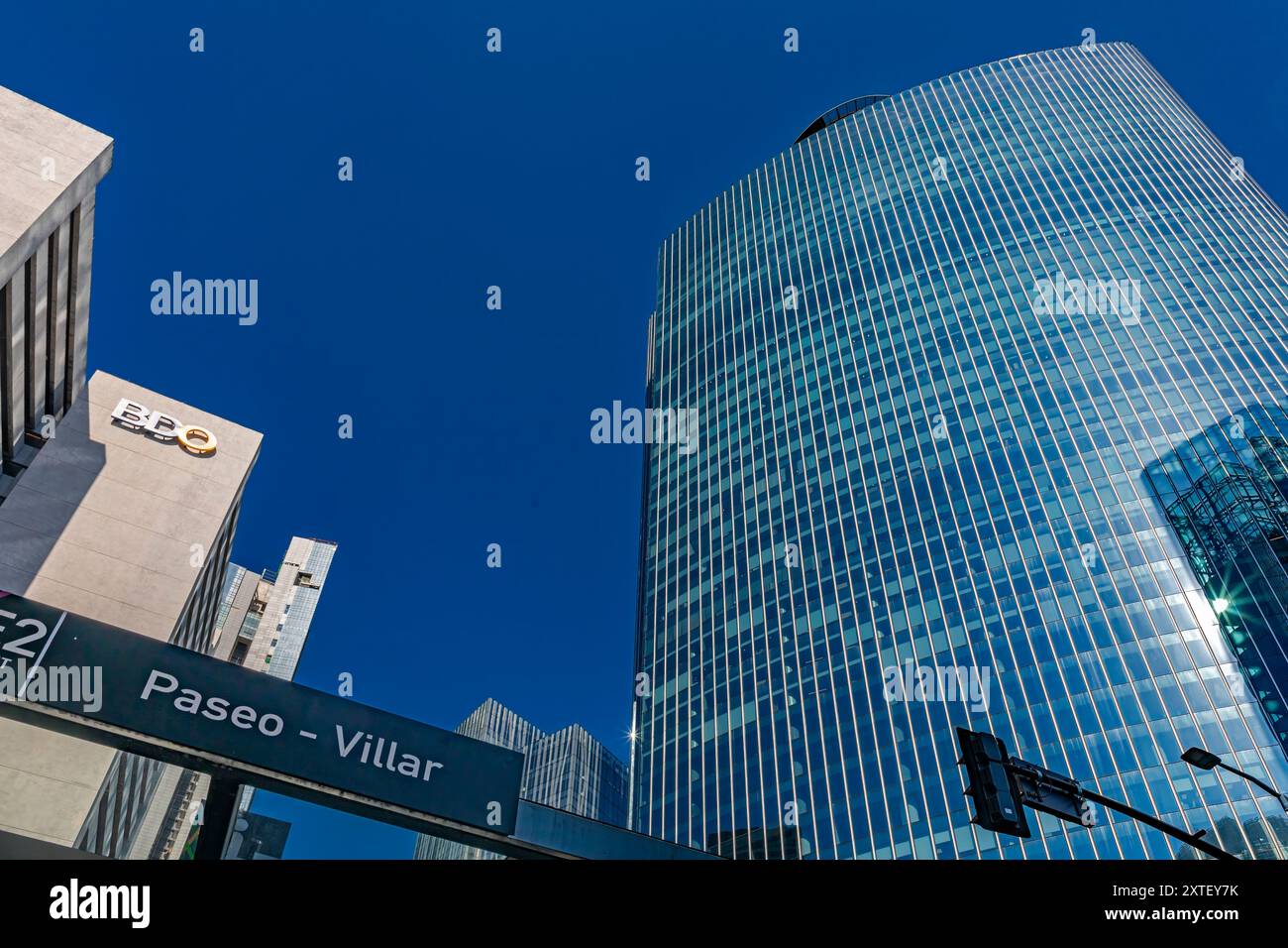 Makati paysage de ville, bâtiments, architecture et horizon autour du Triangle d'Ayala,, Manille, Philippines Banque D'Images