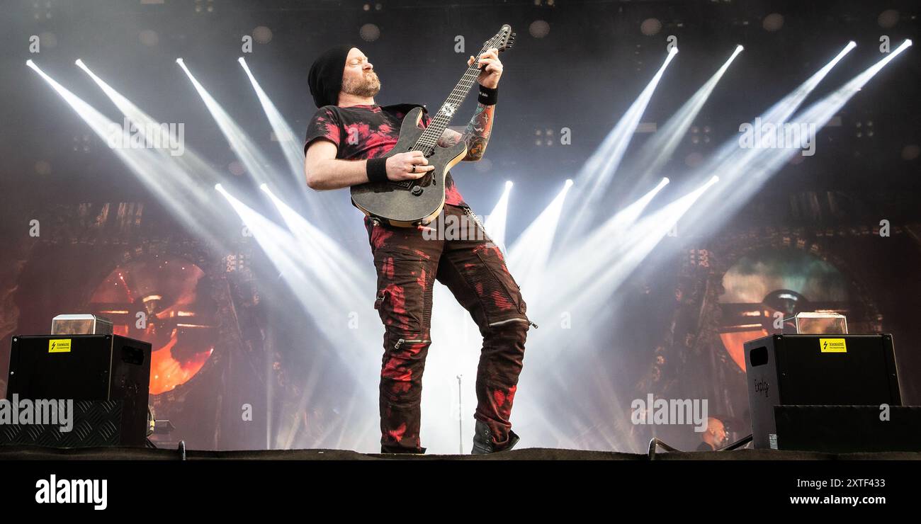 Ruud jolie de Within Temptation en live Banque D'Images