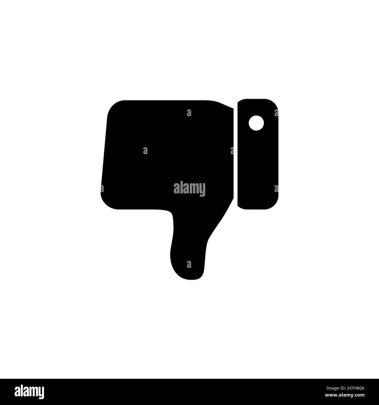 Logo Dislike Icon. n'aime pas le signe et le symbole. Main avec le pouce vers le bas Illustration de Vecteur