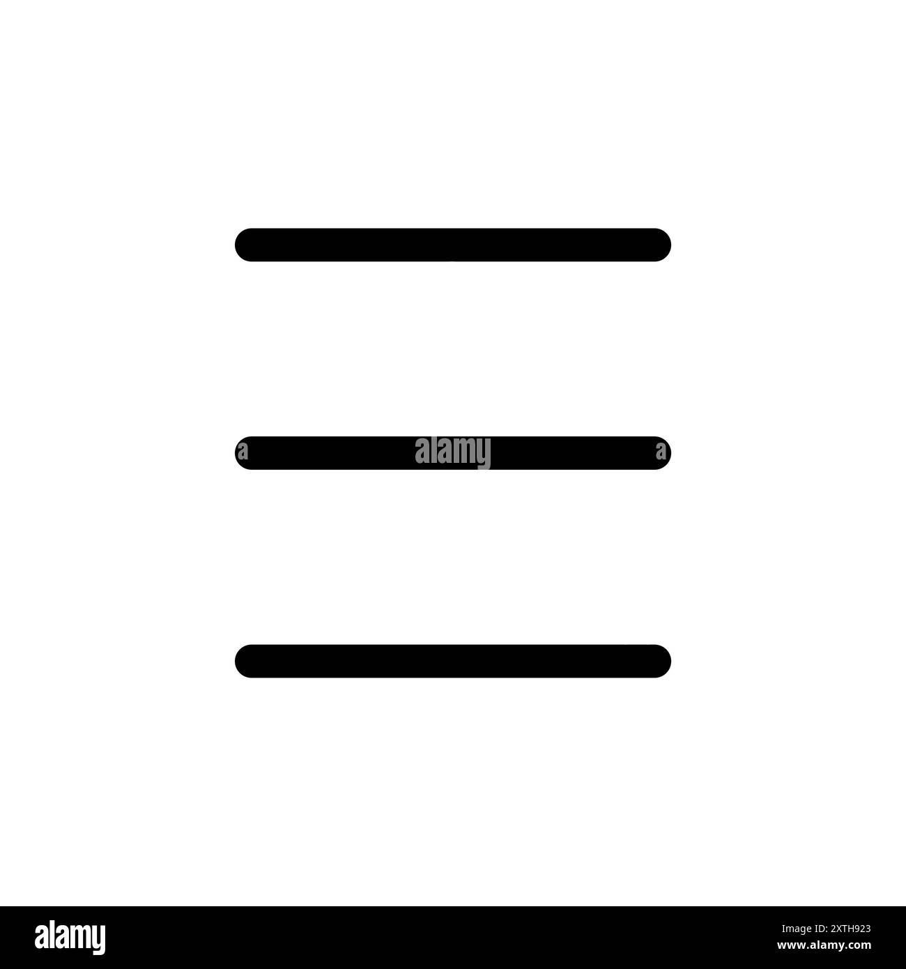 Conception de logo d'icône de menu. signe et symbole du menu web. symbole du menu hamburger Illustration de Vecteur