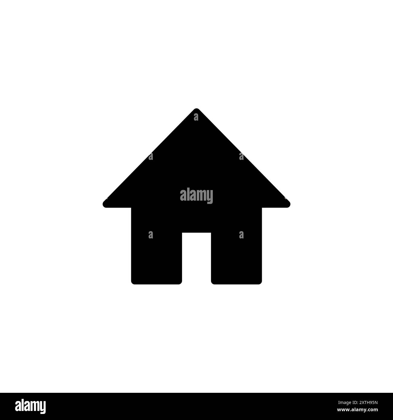 Logo House Icon. Signe et symbole de la maison Illustration de Vecteur