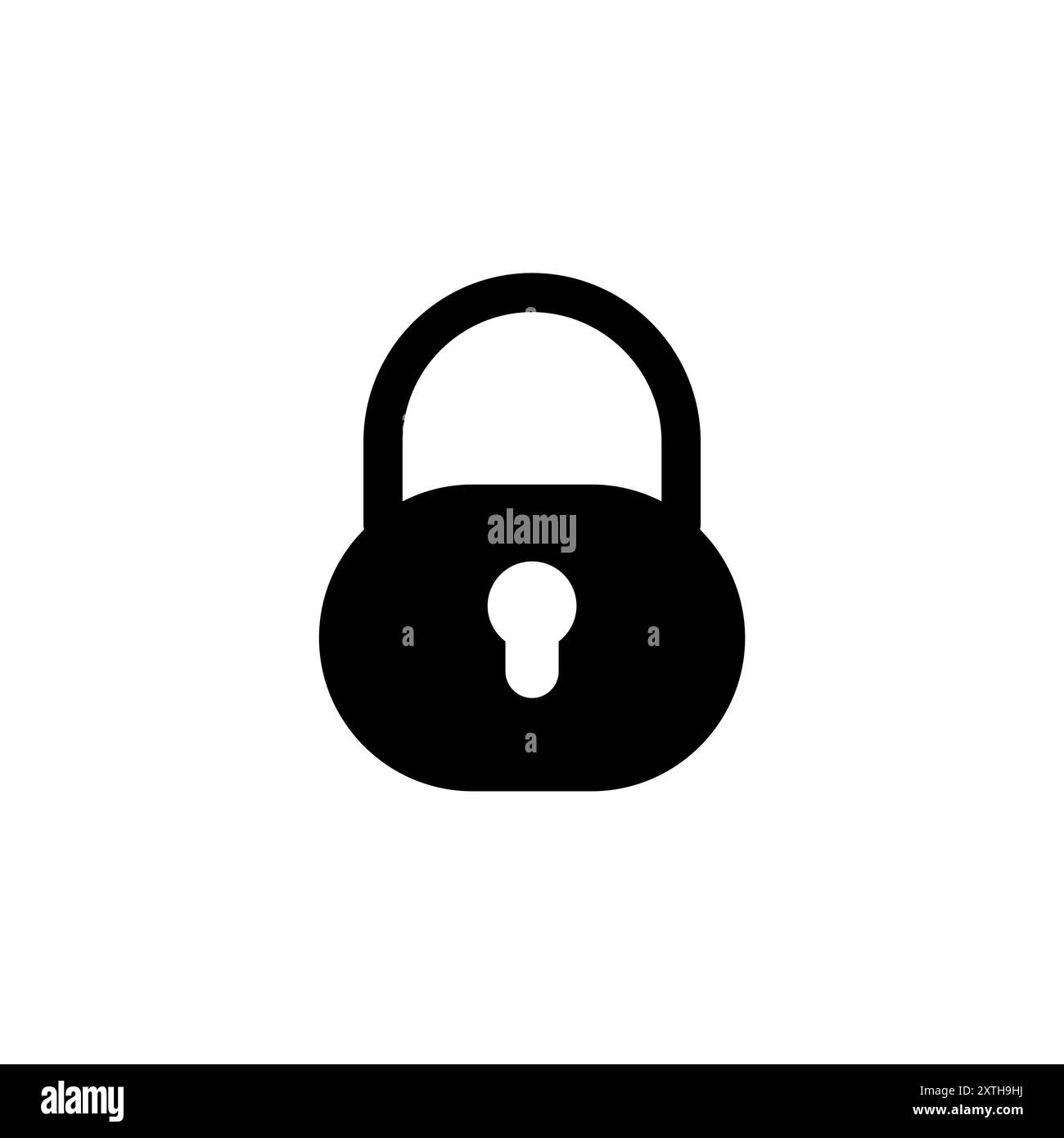 Logo de l'icône de verrouillage. Symbole et symbole de cadenas. Icône de chiffrement. Symbole de sécurité Illustration de Vecteur