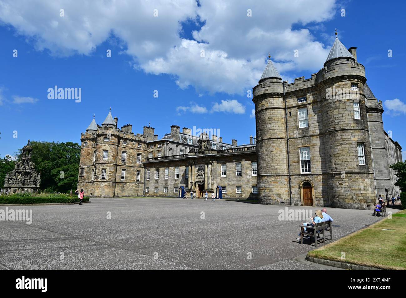 Palais de Holyroodhouse Banque D'Images